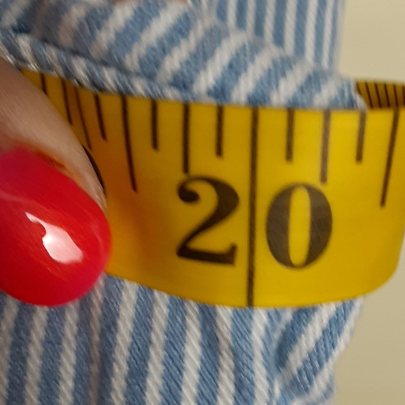 NWT Striped Jean Jacket Size Medium - Picture 13 of 16